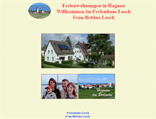 Tablet Screenshot of ferienhaus-losch.de